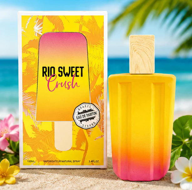 Rio Sweet Crush Eau De Parfum for Women 100ml (3.4 Fl Oz) – Long Lasting Tropical Sweet Fruity Perfume for Women – Summer Inspired Feminine Fragrance Spray