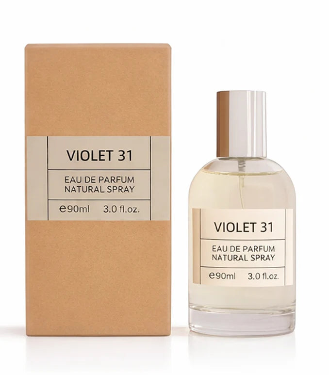 Violet 31 Eau de Parfum for Women – 3.0 oz (90 ml) Floral Violet Perfume Spray, Elegant Long Lasting Feminine Fragrance, Everyday Women&