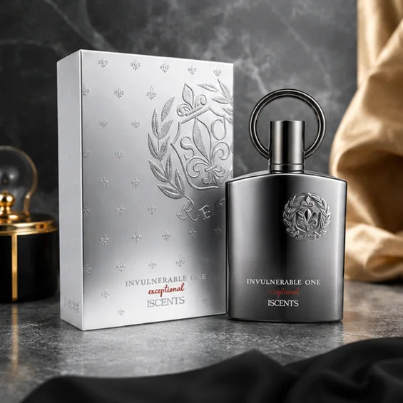 Invulnerable One Exceptional Eau de Parfum for Men, Long Lasting Woody Aromatic Cologne Spray, Premium Fresh Spicy Masculine Fragrance, Luxury Men&