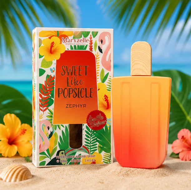 Sweet Like Popsicle Zephyr Eau De Parfum for Women 100ml (3.4 Fl Oz) – Long Lasting Tropical Fruity Perfume for Women – Sweet Summer Inspired Feminine Fragrance Spray