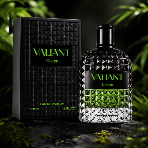 Valiant Green &amp; Valiant Ivoire Perfume Gift Set for Men and Women – 2 Pack Eau de Parfum Fragrance Collection, Long Lasting Fresh Woody Amber Perfumes, Luxury Scent Gift Set, 100ml Each