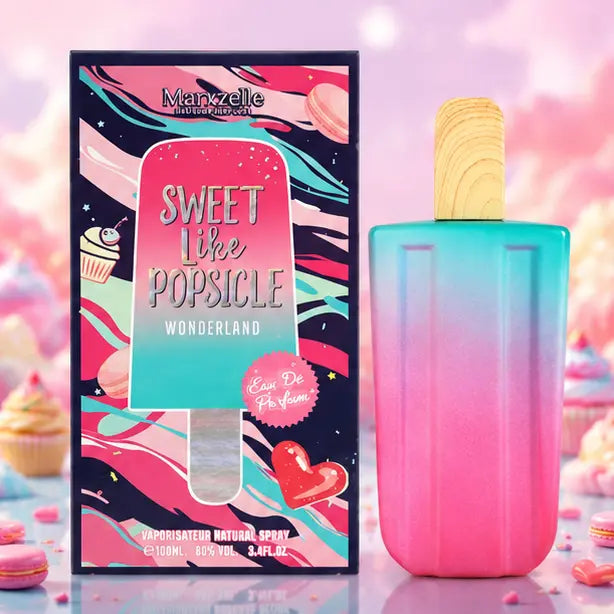 Sweet Like Popsicle Wonderland Eau De Parfum for Women 100ml – Long Lasting Sweet Fruity Floral Perfume for Women – Fun Candy Inspired Feminine Fragrance Spray