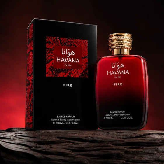 HAVANA Adventure Duo for Men – Fire & Tropical Eau de Parfum Gift Set, Long Lasting Men's Cologne Bundle, Bold Woody & Fresh Citrus Fragrance Collection, 2 x 100ml (3.3 Fl Oz Each)