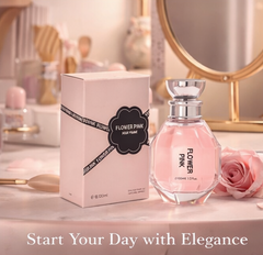 Flower Pink Perfume for Women 3.3 oz (100 ml) Eau de Parfum Spray – Sweet Floral Women's Fragrance – Long Lasting Ladies Perfume