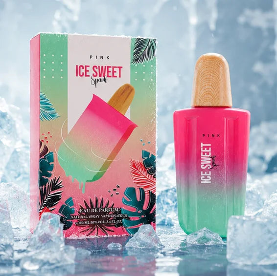 Pink Ice Sweet Spark Eau de Parfum for Women 3.4 Fl Oz (100ml) | Long Lasting Sweet Fruity Floral Perfume | Tropical Summer Women&