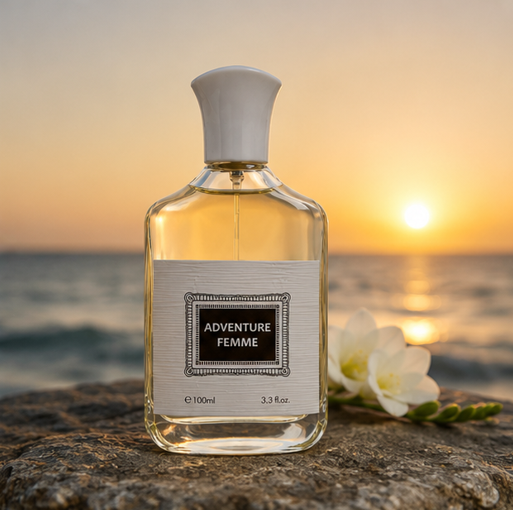 Adventure Femme Eau de Parfum for Women 3.3 Fl Oz (100ml) – Long Lasting Floral Fruity Perfume for Women – Fresh Feminine Fragrance with Citrus, White Floral &amp; Soft Musk Notes – Everyday Signature Scent Gift for Women