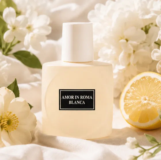 Amor In Roma Blanca Eau De Parfum for Women 100ml (3.3 Fl Oz) – Elegant Floral Vanilla Perfume for Women – Long Lasting Feminine Fragrance Spray