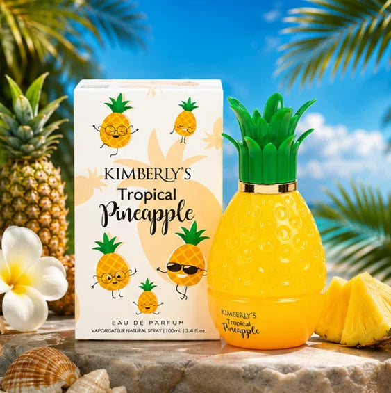 Kimberly’s Fruity Favorites Trio Perfume Gift Set for Women – Sweet Peach, Tropical Pineapple &amp; Sinful Berry Eau de Parfum Collection, Long Lasting Fruity Gourmand Fragrance Bundle, 3 Piece Perfume Set