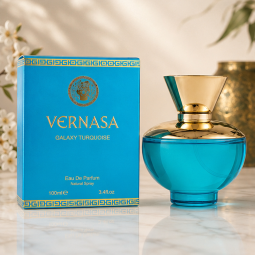Vernasa Galaxy Collection Perfume Gift Set for Women – Galaxy Blue, Galaxy Purple &amp; Galaxy Turquoise Eau de Parfum 3-Pack, Long Lasting Floral Fruity Fragrance Set, Luxury Women&
