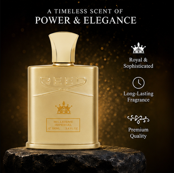 King-D Millesime Imperial Eau De Toilette 100ml (3.4 Fl Oz) – Fresh Citrus Woody Fragrance for Men – Long Lasting Luxury Cologne Spray for Daily Wear, Office &amp; Special Occasions