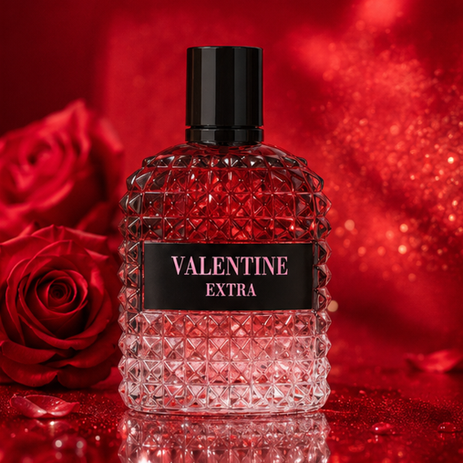 Valentine Extra Eau de Parfum for Women, 3.4 Fl Oz (100ml) Long Lasting Floral Fruity Perfume – Sweet Romantic Feminine Fragrance with Floral, Berry &amp; Musk Notes – Everyday Signature Scent for Women