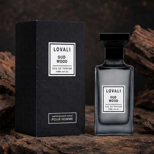 Rahamain &amp; Lovali Oud Wood Perfume Gift Set for Men – 2 Pack Eau de Parfum Fragrance Collection, Long Lasting Woody Oud Cologne, Luxury Masculine Perfume Set, Premium Fragrance Gift for Men, 100ml Each