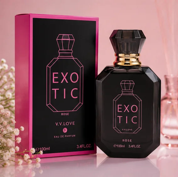 Rose Eau de Parfum for Women 100ml / 3.4 Fl Oz – Elegant Floral Fragrance Perfume Spray for Everyday Wear, Evening Occasions &amp; Gift Giving