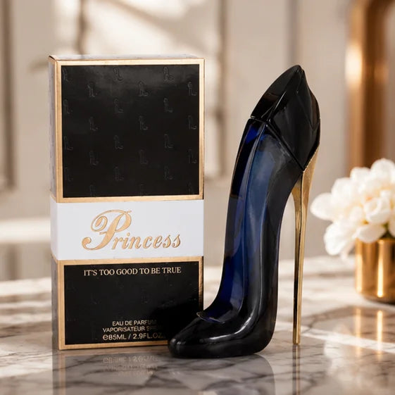 Princess Pink &amp; Black High Heel Perfume Gift Set for Women – 2 Piece Eau de Parfum Bundle, Long Lasting Floral Gourmand &amp; Warm Oriental Fragrance Collection, Luxury Women&