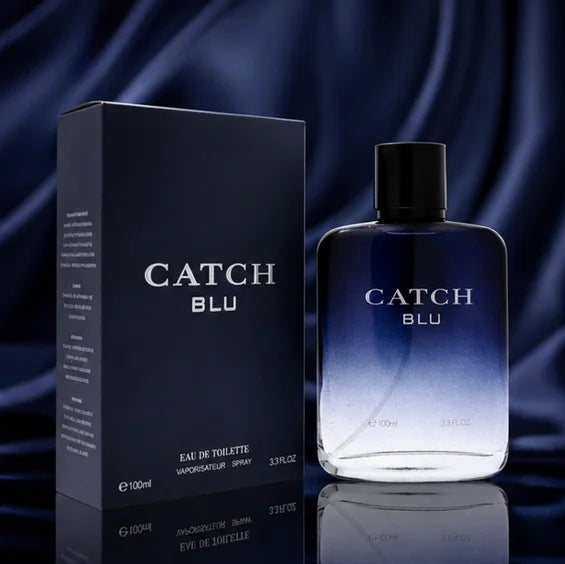 Cupido &amp; Catch Blu Cologne Gift Set for Men – 2 Piece Long Lasting Eau de Parfum &amp; Eau de Toilette Fragrance Collection, Fresh Citrus Woody Aromatic Perfume Gift Set for Men