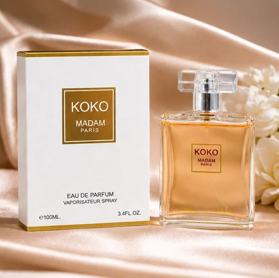 Koko Paris Perfume Gift Set for Men &amp; Women – Koko Black Paris &amp; Koko Madam Paris Eau de Parfum 3.4 Fl Oz (100ml) Each – Long Lasting Luxury Fragrance Duo