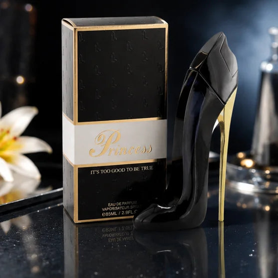 Princess Blue &amp; Black High Heel Perfume Gift Set for Women – 2 Piece Eau de Parfum Bundle, Long Lasting Fresh Floral &amp; Warm Oriental Fragrance Collection, Luxury Women&