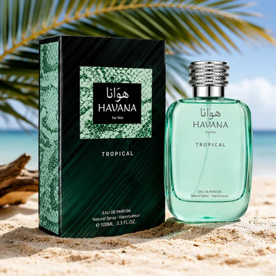HAVANA Fresh Escape for Men – Tropical &amp; Ice Eau de Parfum Gift Set, Long Lasting Fresh Men&