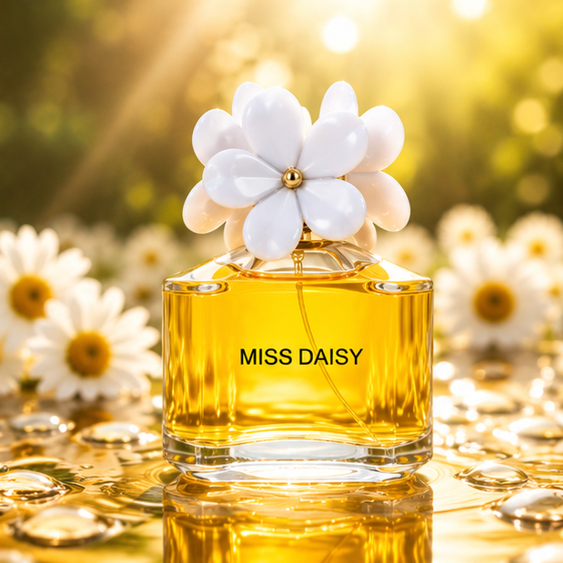 Miss Daisy Eau de Parfum for Women 3.4 Fl Oz (100ml) – Long Lasting Floral Fruity Perfume – Sweet Feminine Fragrance Spray for Daily Wear, Gifts &amp; Special Occasions