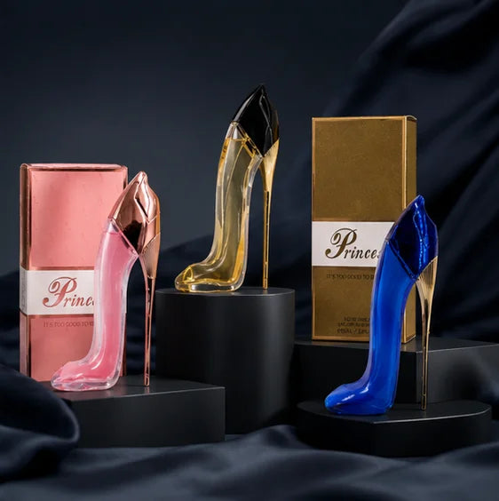 Princess Pink, Gold &amp; Blue High Heel Perfume Gift Set for Women – 3 Piece Eau de Parfum Bundle, Long Lasting Floral, Fresh &amp; Oriental Fragrance Collection, Luxury Women&
