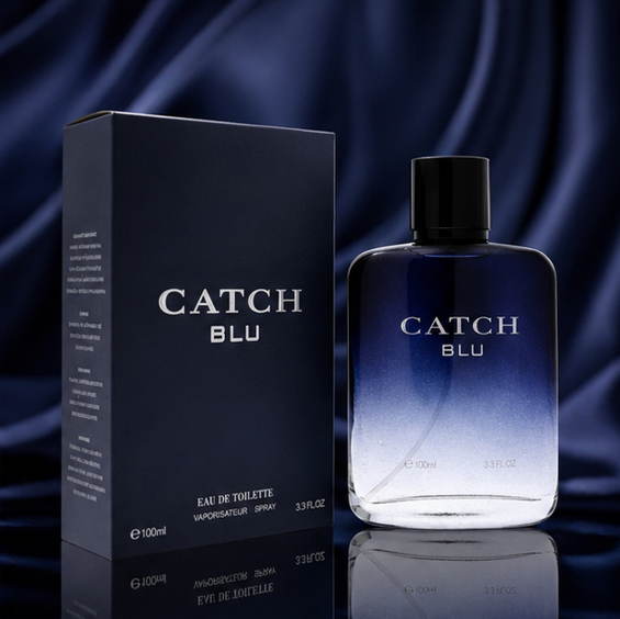 Cupido &amp; Catch Blu Cologne Gift Set for Men – 2 Piece Long Lasting Eau de Parfum &amp; Eau de Toilette Fragrance Collection, Fresh Citrus Woody Aromatic Perfume Gift Set for Men