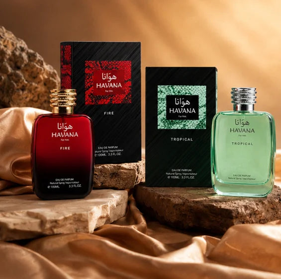 HAVANA Adventure Duo for Men – Fire &amp; Tropical Eau de Parfum Gift Set, Long Lasting Men&
