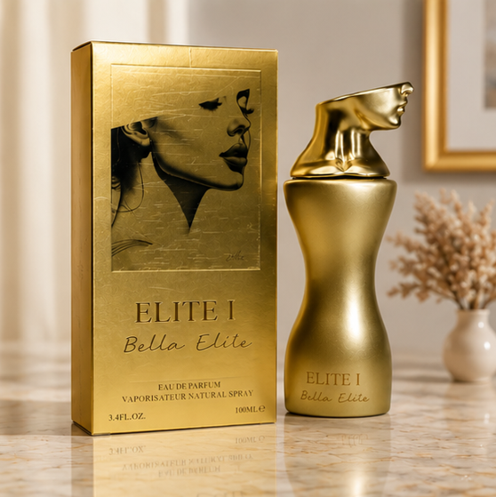 Elite I Bella Elite Eau de Parfum for Women 3.4 Fl Oz (100ml) – Long Lasting Floral Amber Perfume – Elegant Feminine Fragrance Spray for Daily Wear, Evening Events &amp; Special Occasions
