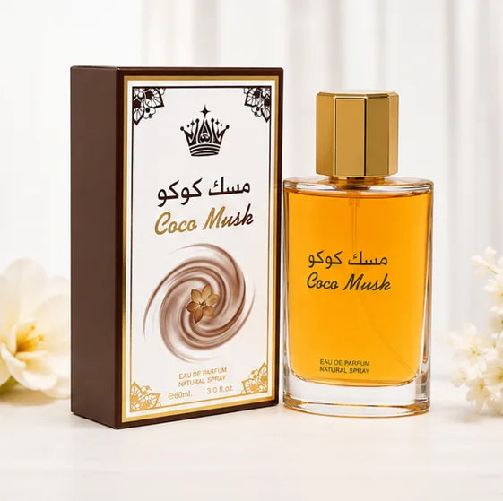 Coco Musk Eau de Parfum for Women &amp; Men – Warm Vanilla Musk Fragrance with Cocoa Notes, Long Lasting Unisex Perfume Spray, Everyday Luxury Scent, 60ml (3.0 Fl Oz)