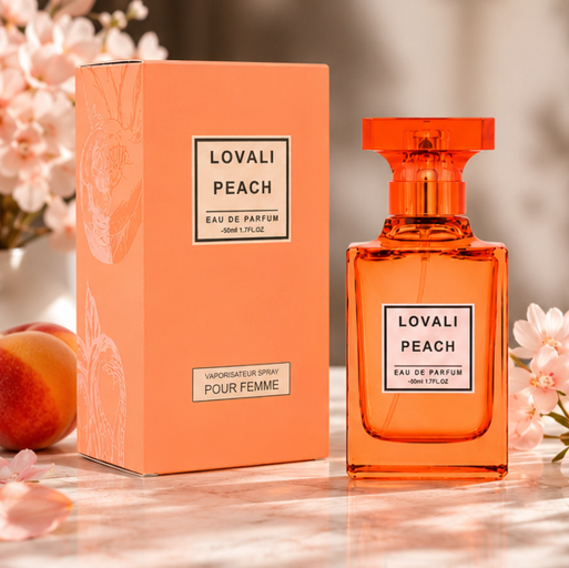 Lovali Luxury Perfume Gift Set for Men &amp; Women – Peach, Party Popular &amp; Oud Wood Eau de Parfum 3-Pack, Long Lasting Fragrance Collection, Floral Fruity &amp; Woody Scent Gift Set, Premium Perfume Bundle