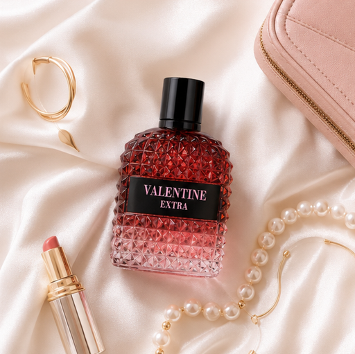Valentine Extra Eau de Parfum for Women, 3.4 Fl Oz (100ml) Long Lasting Floral Fruity Perfume – Sweet Romantic Feminine Fragrance with Floral, Berry &amp; Musk Notes – Everyday Signature Scent for Women