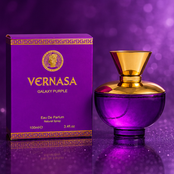 Vernasa Galaxy Blue &amp; Vernasa Galaxy Purple Perfume Gift Set for Women – 2 Pack Eau de Parfum Fragrance Collection, Long Lasting Floral Fruity Amber Perfumes, Luxury Scent Gift Set, 100ml Each