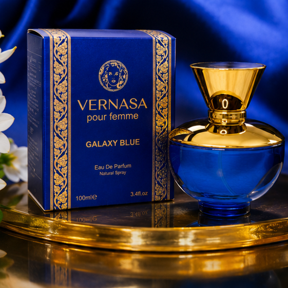 Luxury Unisex Perfume Gift Set – Paradise Park, Lovali Peach &amp; Vernasa Galaxy Blue Eau de Parfum 3-Pack, Long Lasting Floral Fruity Fresh Fragrance Collection for Women &amp; Men, Premium Perfume Gift Set