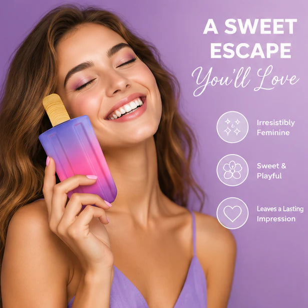Sweet Like Popsicle Whisper Eau De Parfum for Women 100ml (3.4 Fl Oz) – Long Lasting Sweet Fruity Perfume for Women – Candy Inspired Feminine Fragrance Spray
