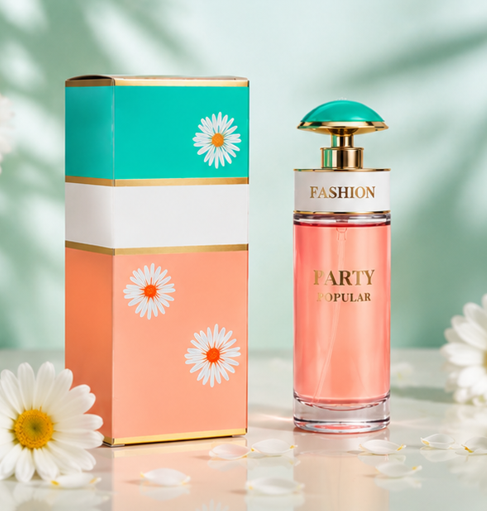 Party Popular Eau de Parfum for Women 3.4 Fl Oz (100ml) – Long Lasting Floral Fruity Perfume – Sweet Feminine Fragrance Spray for Daily Wear, Parties &amp; Special Occasions