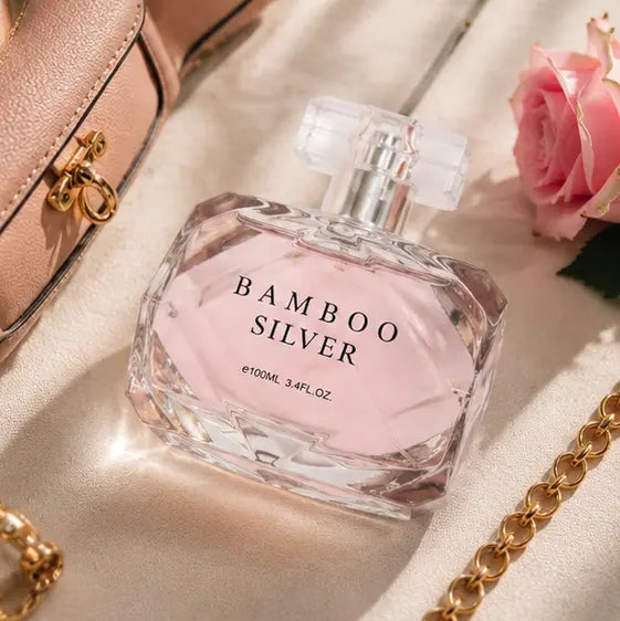 Bamboo Silver Eau De Parfum for Women 100ml (3.4 Fl Oz) – Long Lasting Floral Woody Perfume for Women – Elegant Feminine Fragrance Spray