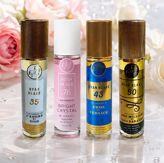 Perfume Gift Set for Men &amp; Women – 4 Pack Eau De Toilette Spray – Long Lasting Fragrance Collection – Floral, Fruity, Fresh, Woody &amp; Warm Scents – 1.0 Fl Oz (30 mL) Each