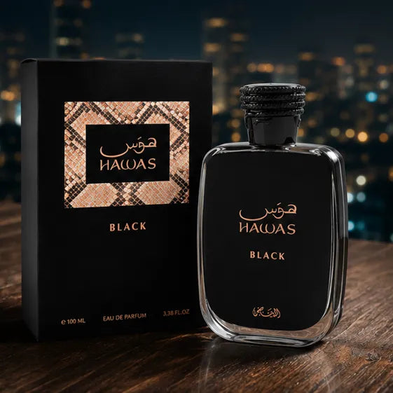 Rasasi Hawas for Him Eau De Parfum 3.4 Fl Oz - Black