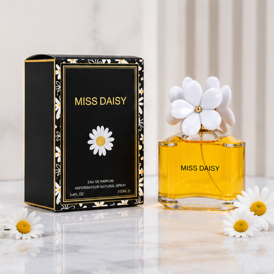 Miss Daisy Eau de Parfum for Women 3.4 Fl Oz (100ml) – Long Lasting Floral Fruity Perfume – Sweet Feminine Fragrance Spray for Daily Wear, Gifts &amp; Special Occasions