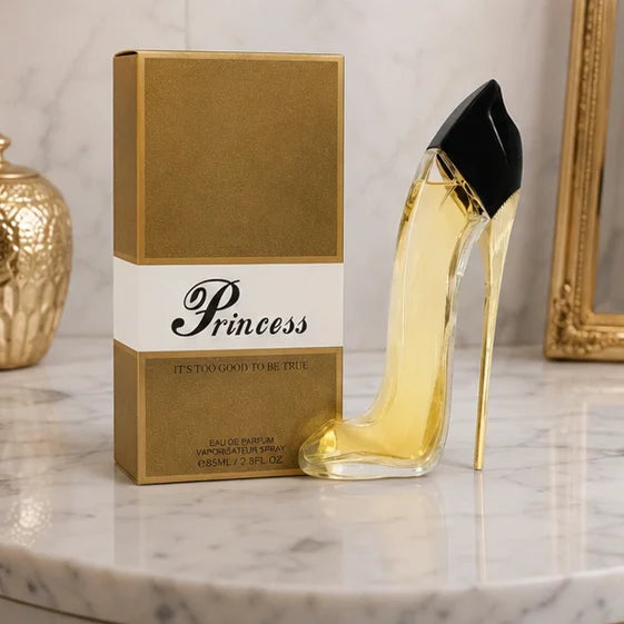 Princess Red &amp; Gold High Heel Perfume Gift Set for Women – 2 Piece Eau de Parfum Bundle, Long Lasting Floral Oriental &amp; Warm Gourmand Fragrance Collection, Luxury Women&