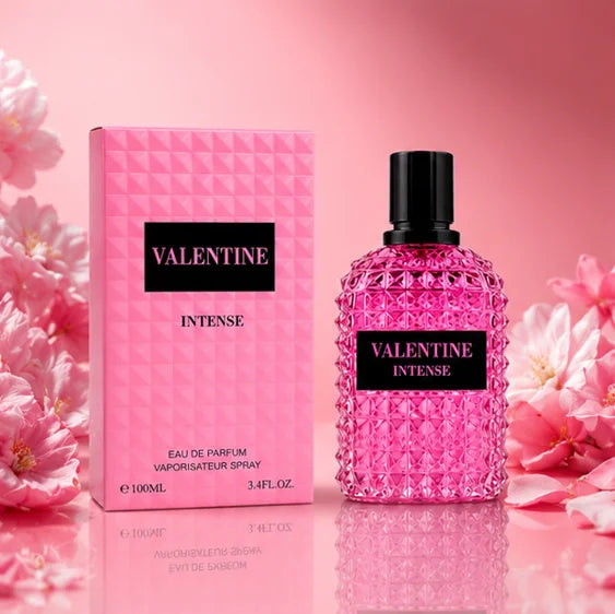 Valentine Perfume Gift Set for Women | Pink, Green &amp; Intense Eau De Parfum Collection | 3-Piece Long Lasting Women&