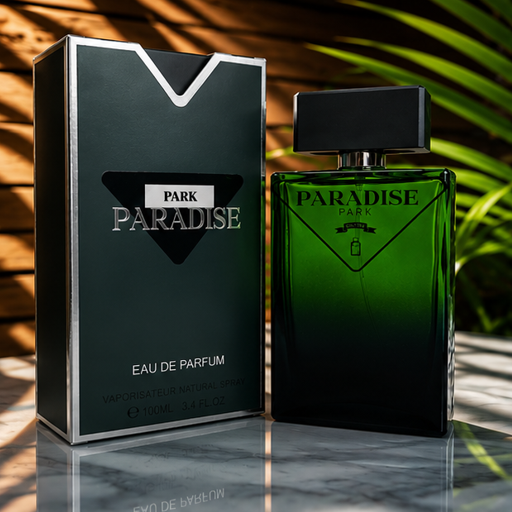 Park Paradise Eau de Parfum for Men 3.4 Fl Oz (100ml) – Long Lasting Fresh Woody Aromatic Cologne Spray – Masculine Fragrance for Daily Wear, Office, Travel &amp; Special Occasions