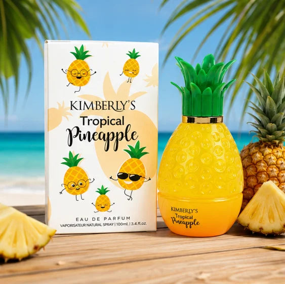 Kimberly Fruity Perfume Gift Set for Women – Exotic Cherry, Sweet Cherry, Sweet Peach, Tropical Pineapple &amp; Sinful Berry 5 Piece Long Lasting Eau de Parfum Collection