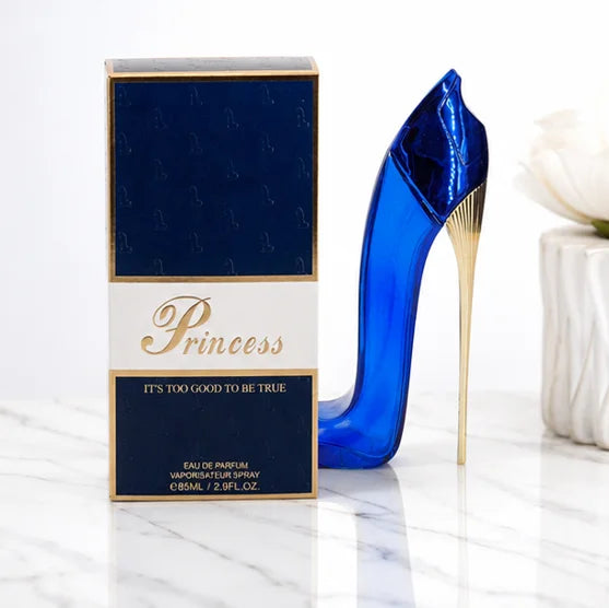 Princess Blue &amp; Black High Heel Perfume Gift Set for Women – 2 Piece Eau de Parfum Bundle, Long Lasting Fresh Floral &amp; Warm Oriental Fragrance Collection, Luxury Women&