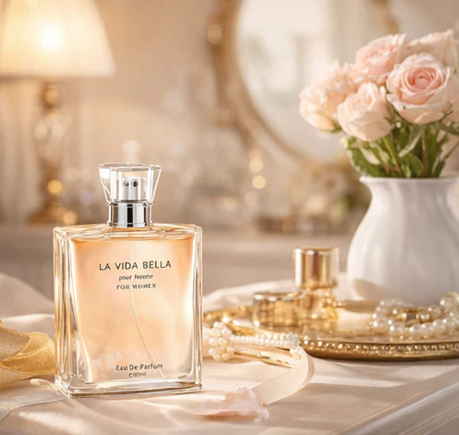 La Vida Bella 3.4 oz EDP for Women | Long-Lasting Sweet Floral