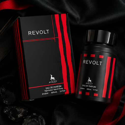 Revolt Eau de Parfum for Men 3.4 Fl Oz (100ml) – Bold Woody Spicy Cologne with Fresh Citrus, Aromatic Notes &amp; Warm Musk – Long Lasting Men&