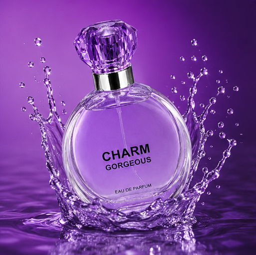 Charm Gorgeous Eau de Parfum for Women 3.3 Fl Oz (100ml) – Long Lasting Floral Fruity Perfume for Women – Sweet Feminine Fragrance with Floral, Vanilla &amp; Musk Notes – Everyday Signature Scent Gift for Women