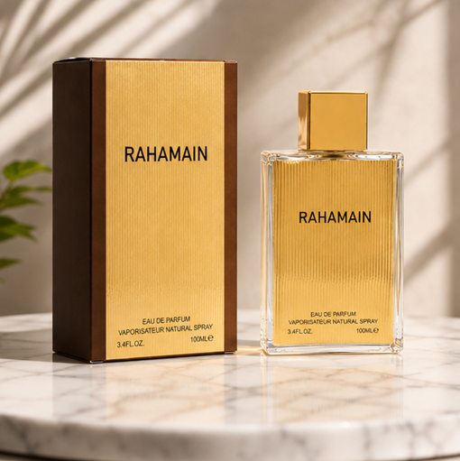 Rahamain &amp; Lovali Oud Wood Perfume Gift Set for Men – 2 Pack Eau de Parfum Fragrance Collection, Long Lasting Woody Oud Cologne, Luxury Masculine Perfume Set, Premium Fragrance Gift for Men, 100ml Each