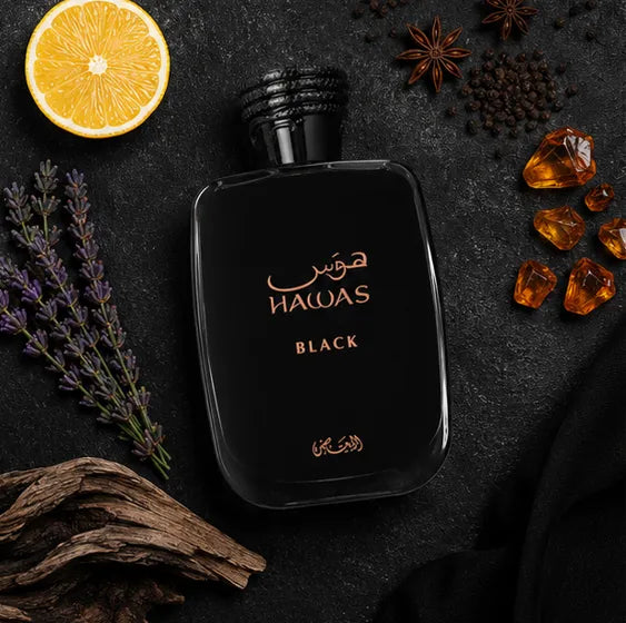 Rasasi Hawas for Him Eau De Parfum 3.4 Fl Oz - Black