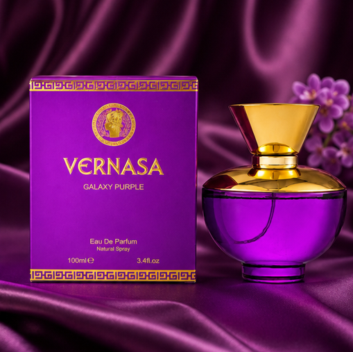 Vernasa Galaxy Collection Perfume Gift Set for Women – Galaxy Blue, Galaxy Purple &amp; Galaxy Turquoise Eau de Parfum 3-Pack, Long Lasting Floral Fruity Fragrance Set, Luxury Women&