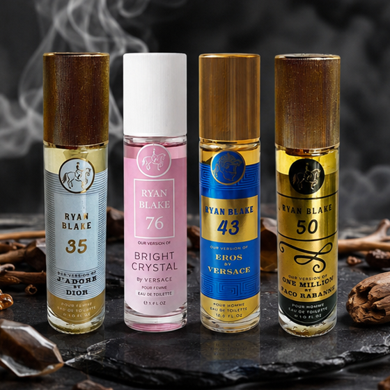 Perfume Gift Set for Men &amp; Women – 4 Pack Eau De Toilette Spray – Long Lasting Fragrance Collection – Floral, Fruity, Fresh, Woody &amp; Warm Scents – 1.0 Fl Oz (30 mL) Each